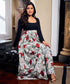 Two Tone Midi Dress With Pockets